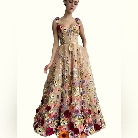 Jane Chic Designs 3D Floral Dress - Picture 2 of 3